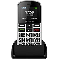 Teléfonos Móviles para Mayores con Teclas Grandes- artfone Senior- Fácil de Usar Celular para Ancianos con Botón SOS y…
